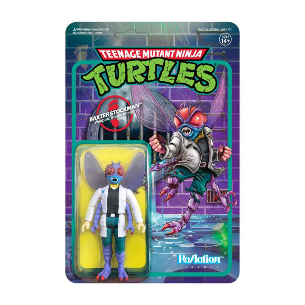 TMNT TV '87 Baxter Stockman ReAction 3.75" Figure