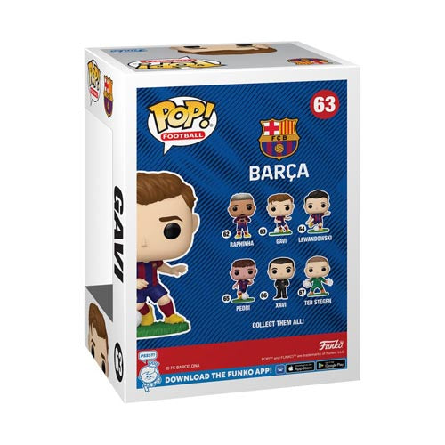 Football: Barcelona Gavi Pop! Vinyl