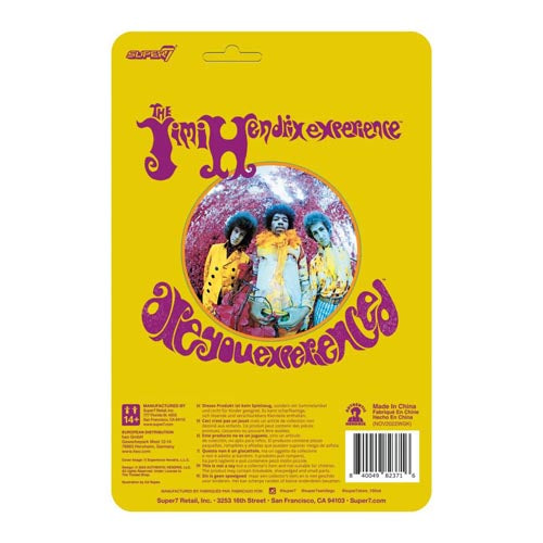 Jimi Hendrix Are You Experienced Reaction 3.75" Figure