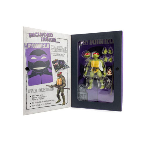 TMNT Comics Donatello BST AXN Figure & Comic Book Wave 3