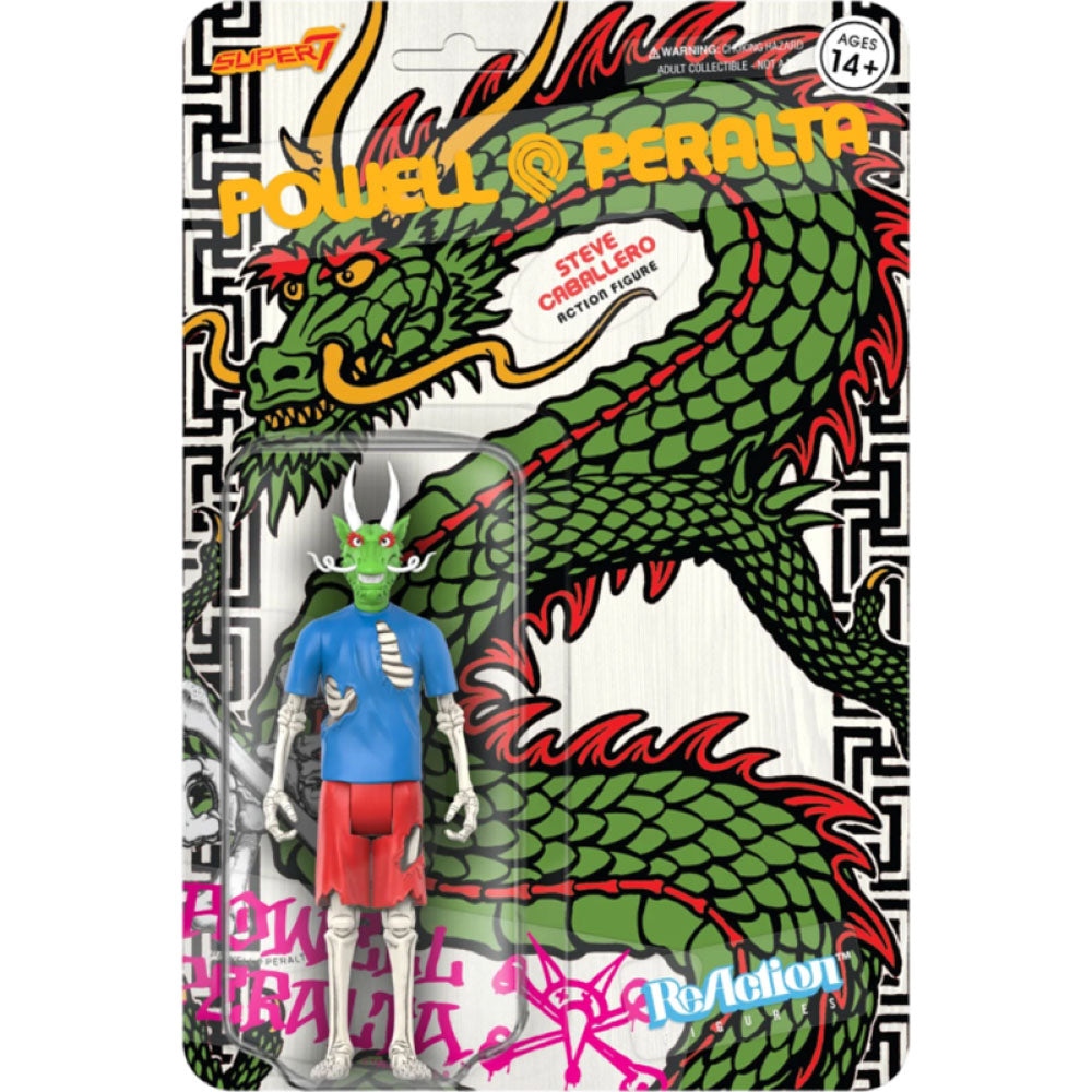 Steve Caballero Chinese Dragon Re-Colour ReAction 3.75" Fig