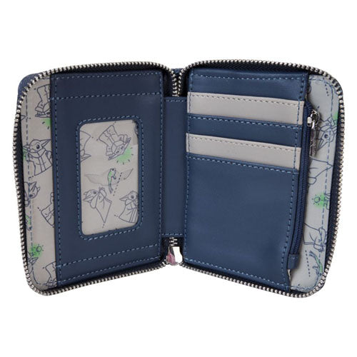 Star Wars: The Mandalorian Ahsoka & Grogu Zip Wallet