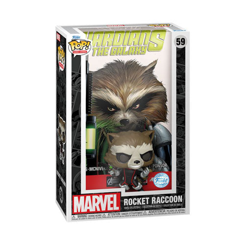 Guardians of the Galaxy Rocket Raccoon US Pop! Comic Cover