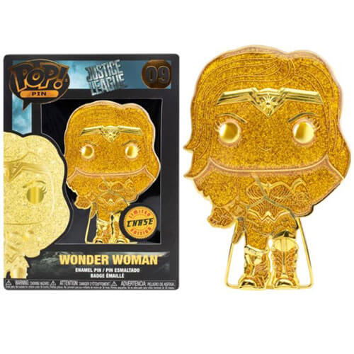 Wonder Woman 4" Pop! Enamel Pin Chase Ships 1 in 6