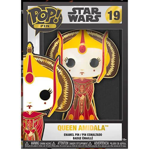 Queen Amidala 4" Pop! Enamel Pin Chase Ships 1 in 6