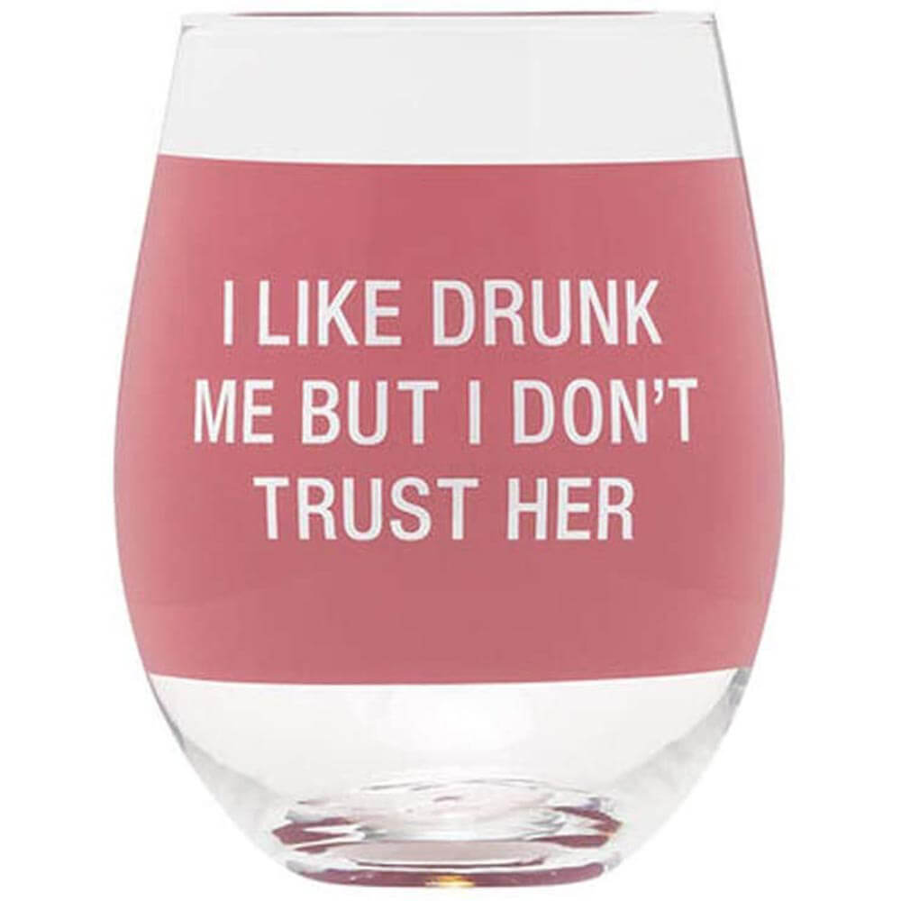 Say What Stemless Wine Glass