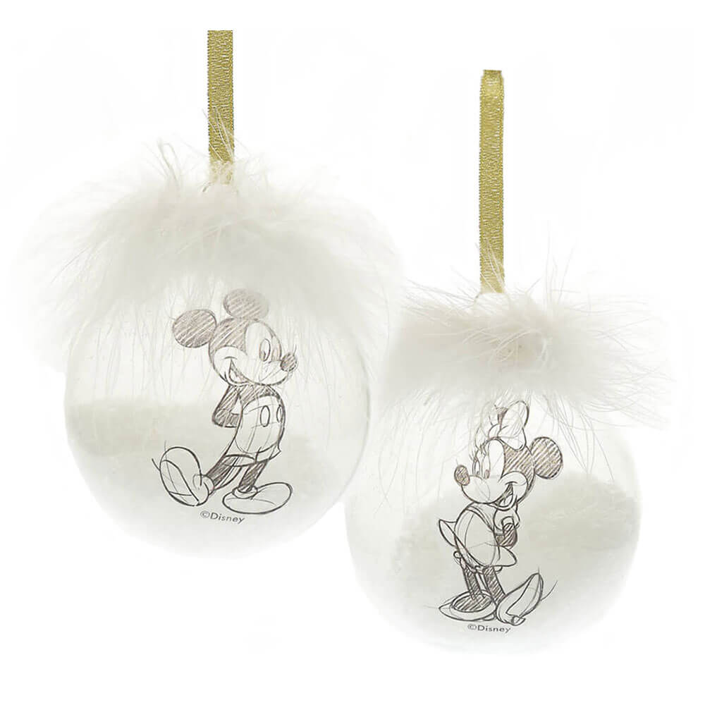 Ensemble de boules de Noël à collectionner Disney