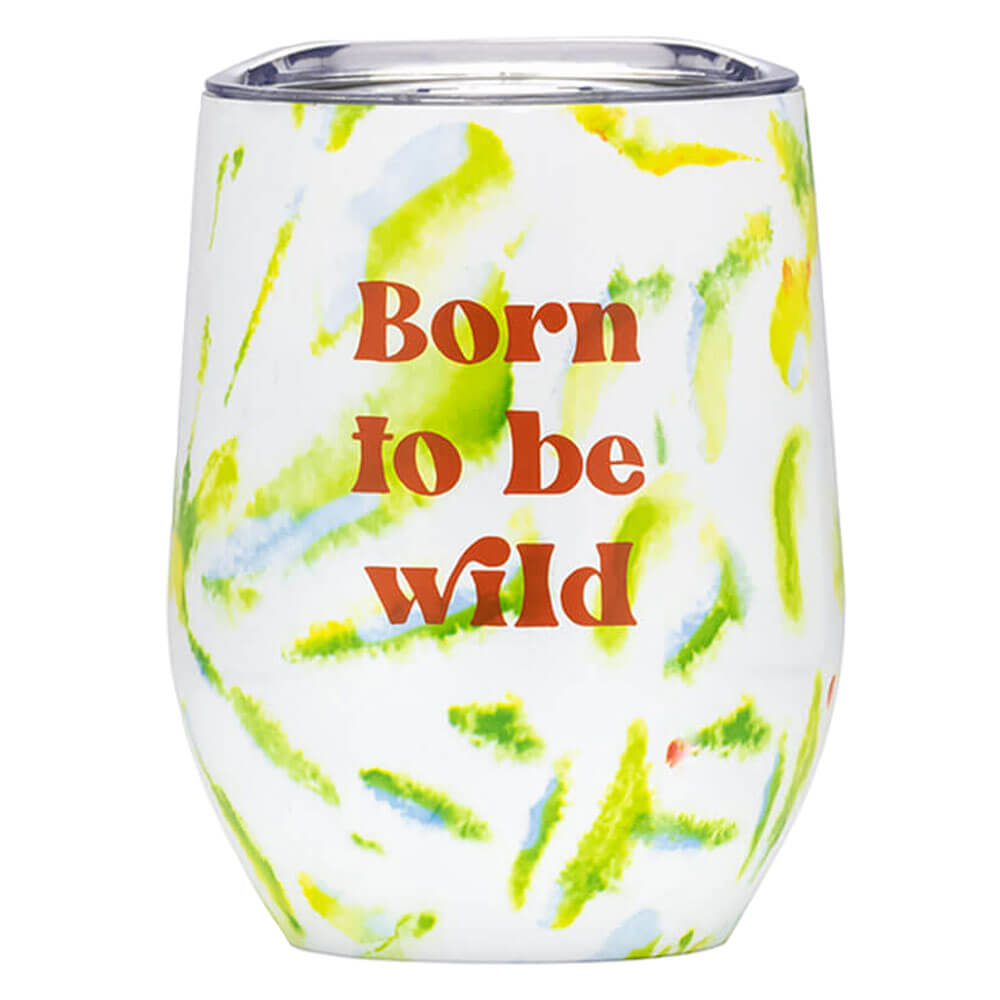 Vaso de vino termal Tie Dye