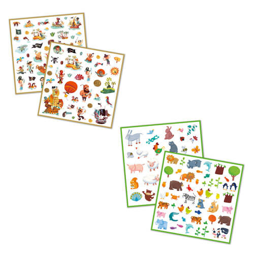 Djeco Stickers Set 160pcs