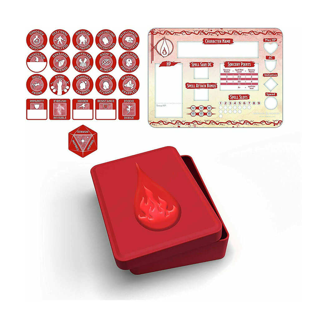 D&D Rollspeling Games Class Token Set