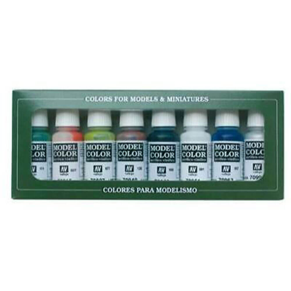 Model Colour Paint Set of 8 Colour