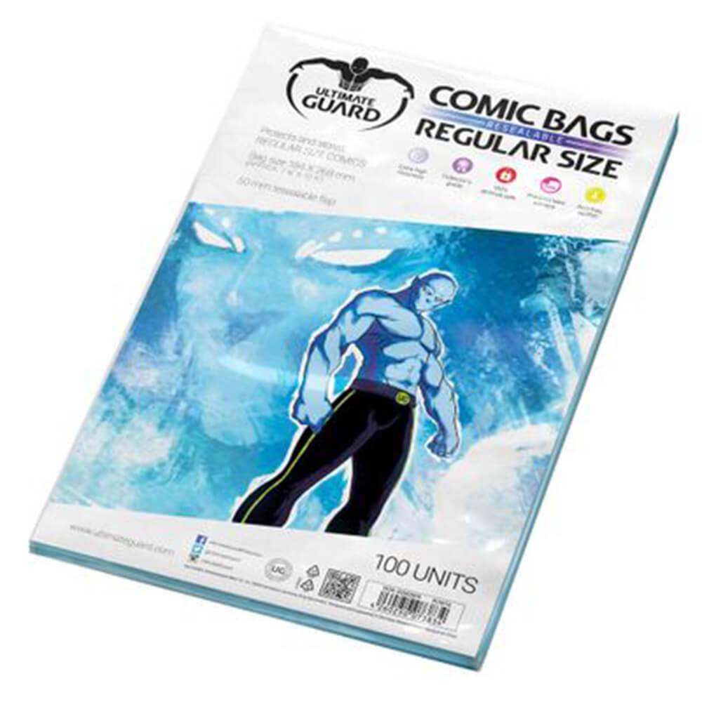 Ultimate Guard Bolsas cómicas resellables 100pk