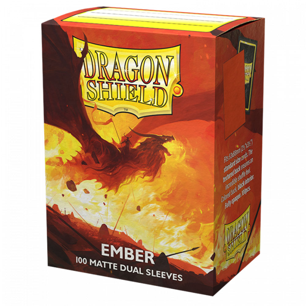 Dragon Shield estándar de mangas duales mate 100pcs