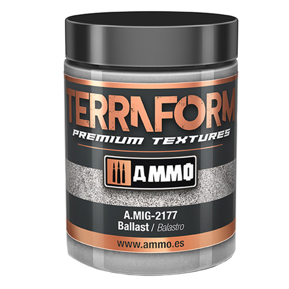 Mig Premium Texture Terraform 100mlによる弾薬