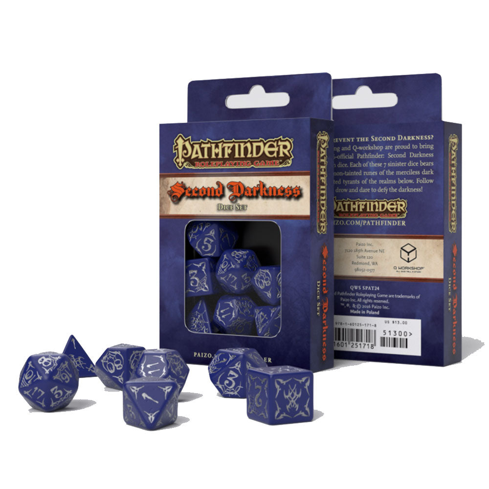 Q Workshop Pathfinder Dice (conjunto de 7)