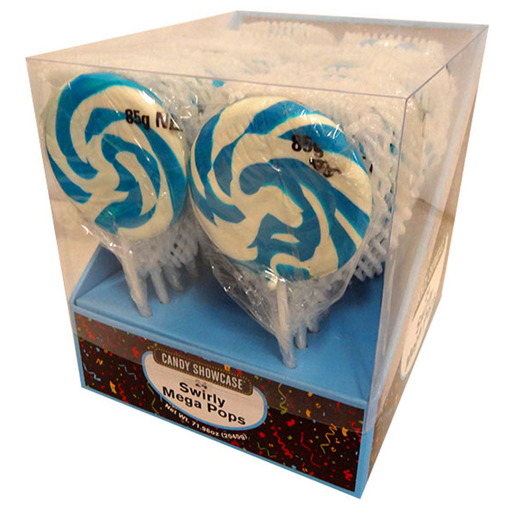 Candy Showcase Mega Swirl Lollipops