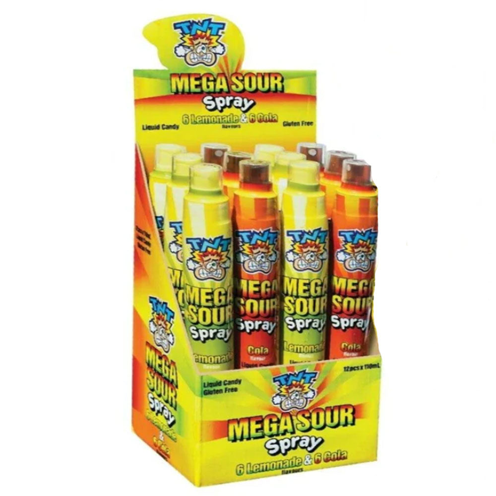 TNT mega spray azedo de Candy (12x110ml)