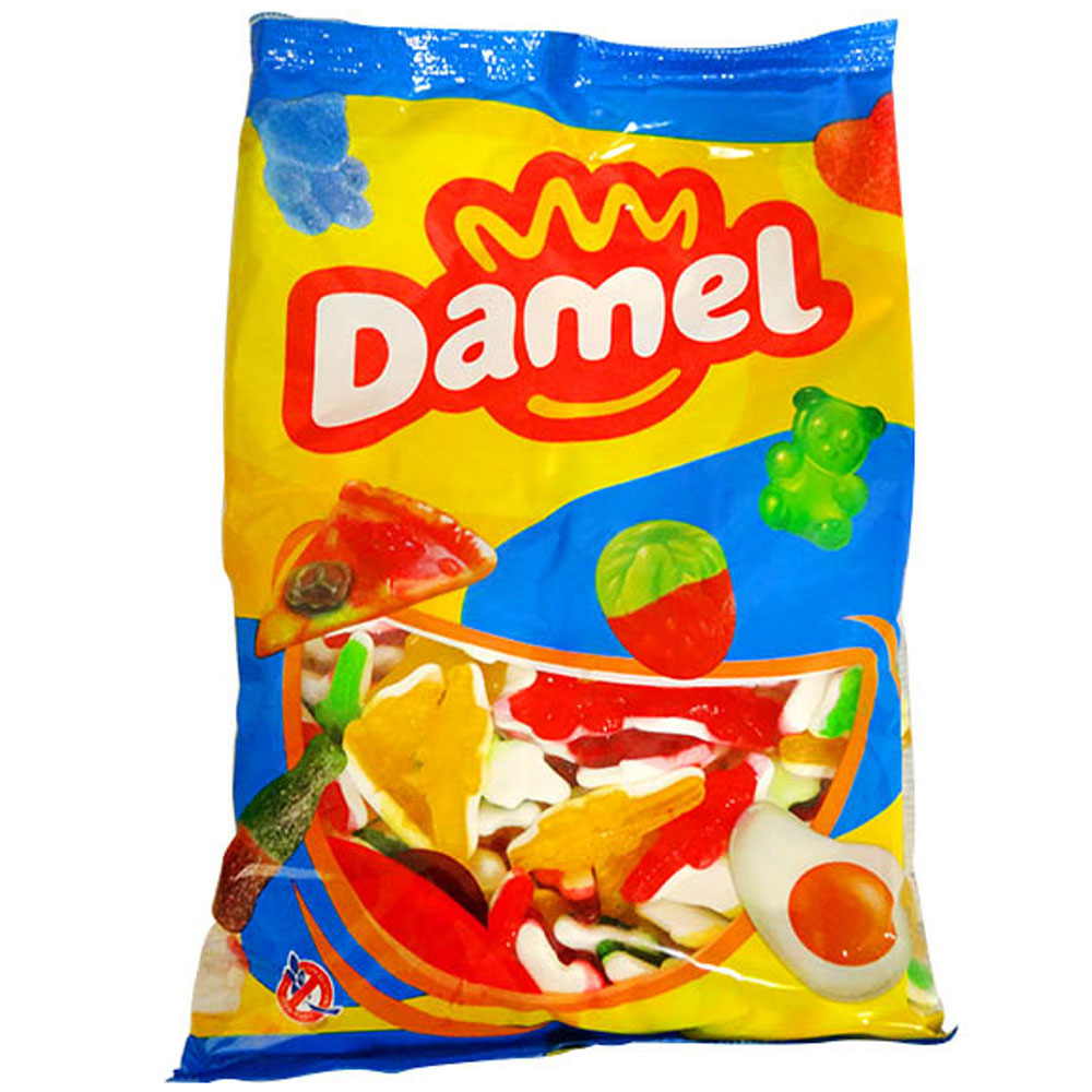 Dulces llenados de gelatina de Damel