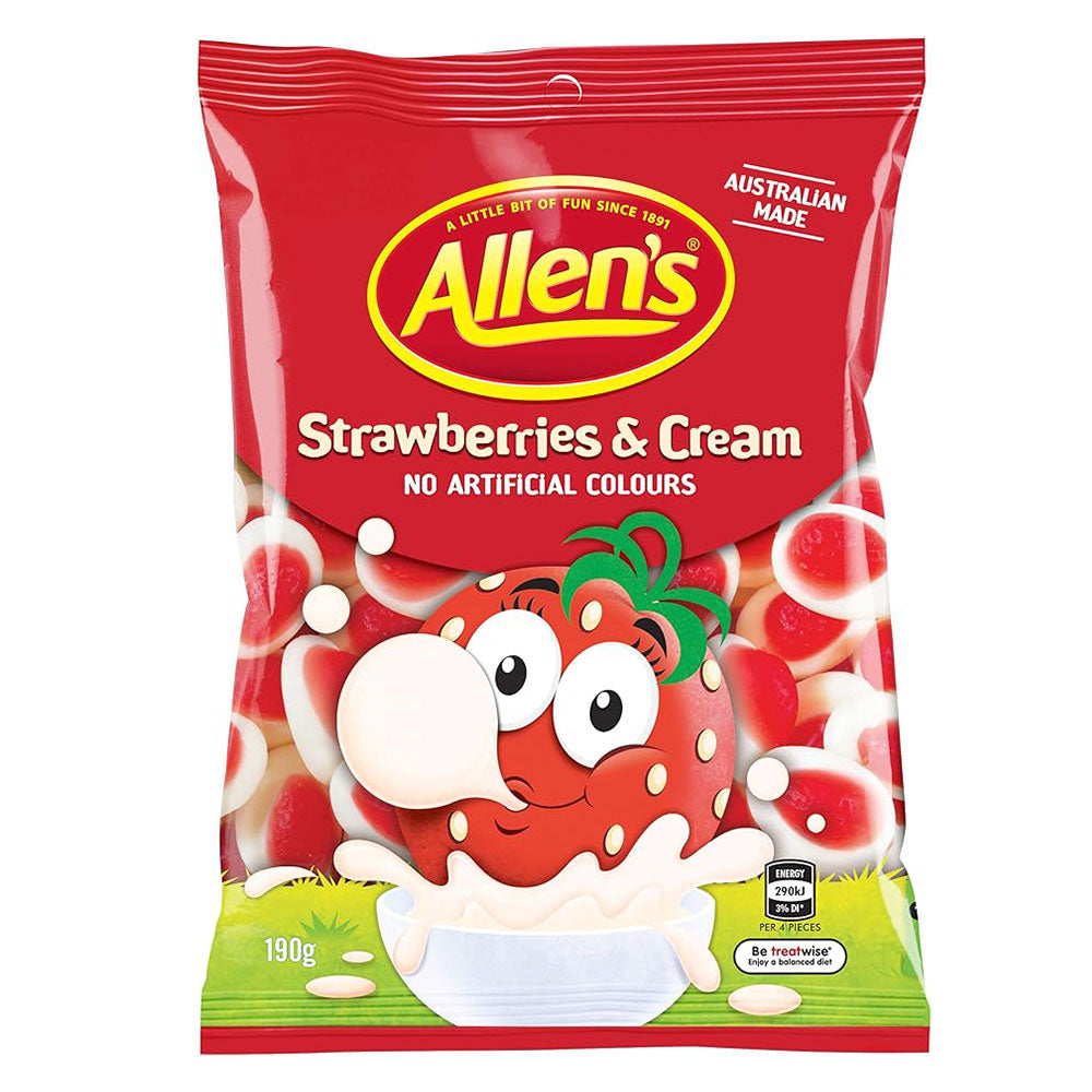 Fraises et crème Allens