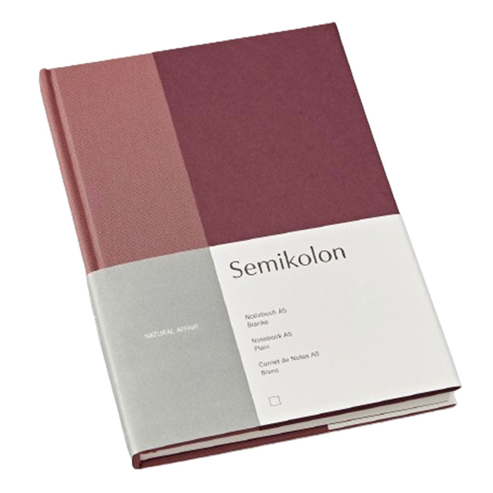 Semikolon Plain A5 anteckningsbok