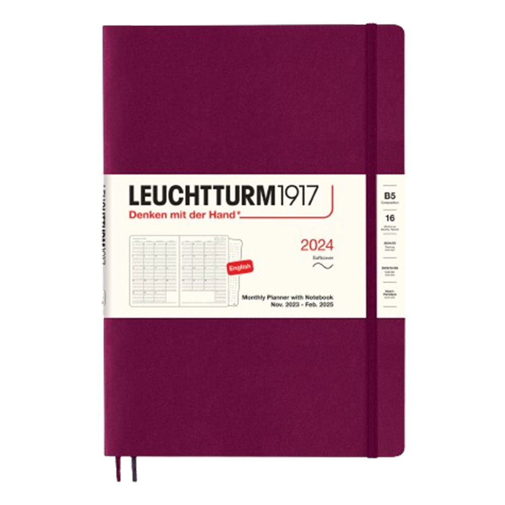 2024 B5 Monthly Planner & Notebook Composition