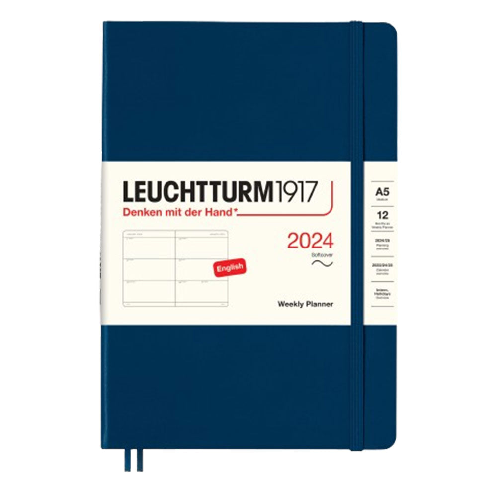 Pianificatore della settimana A5 LeuchTurm 2024 (Softcover)