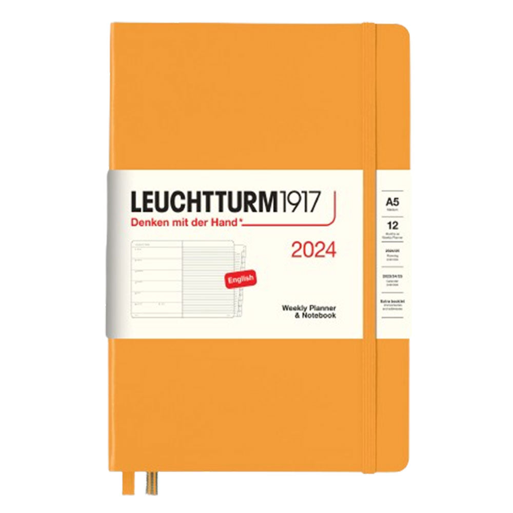 2024 A5 Week Planner & Notebook con opuscolo