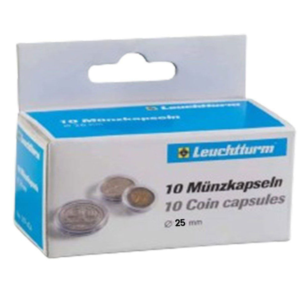 Leuchtturm Coin Capsules 10pk（サイズ20-29から）