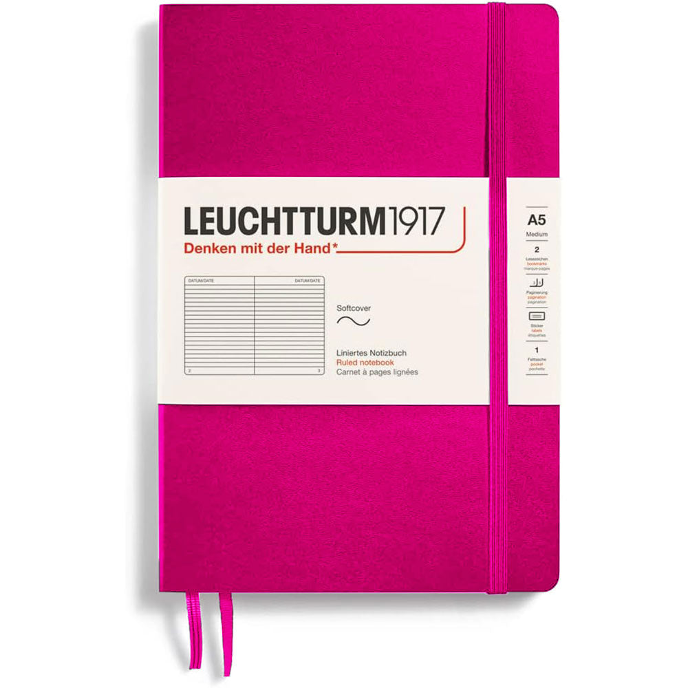 Leuchtturm Softcover styrde anteckningsbok A5