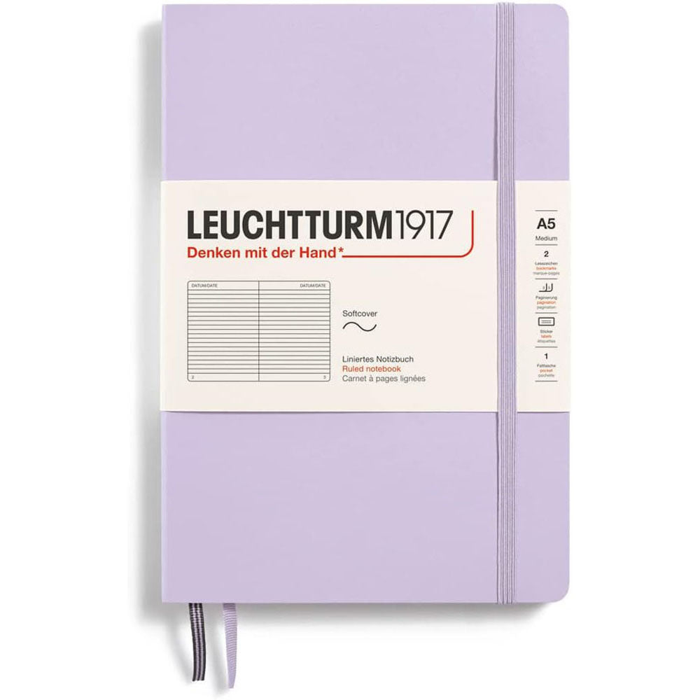 Leuchtturm softcover styrede notebook A5