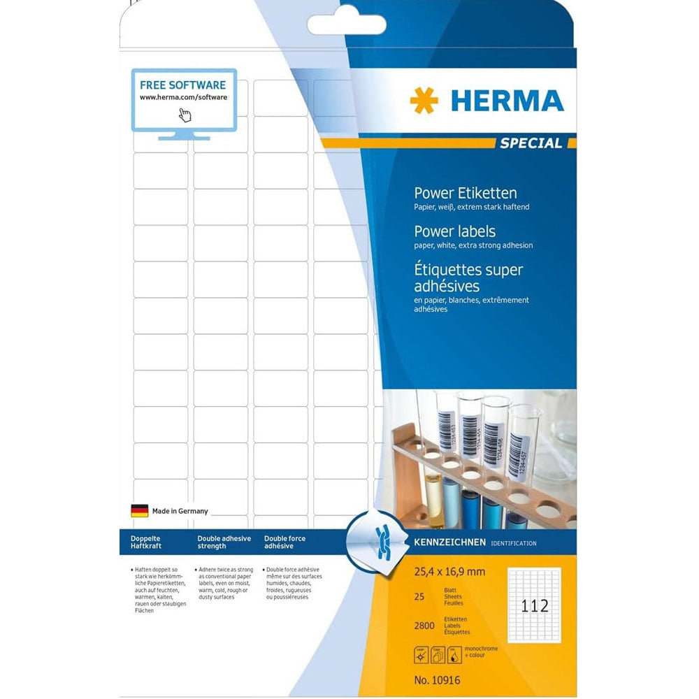 Herma Power Etiketter A4 25 st