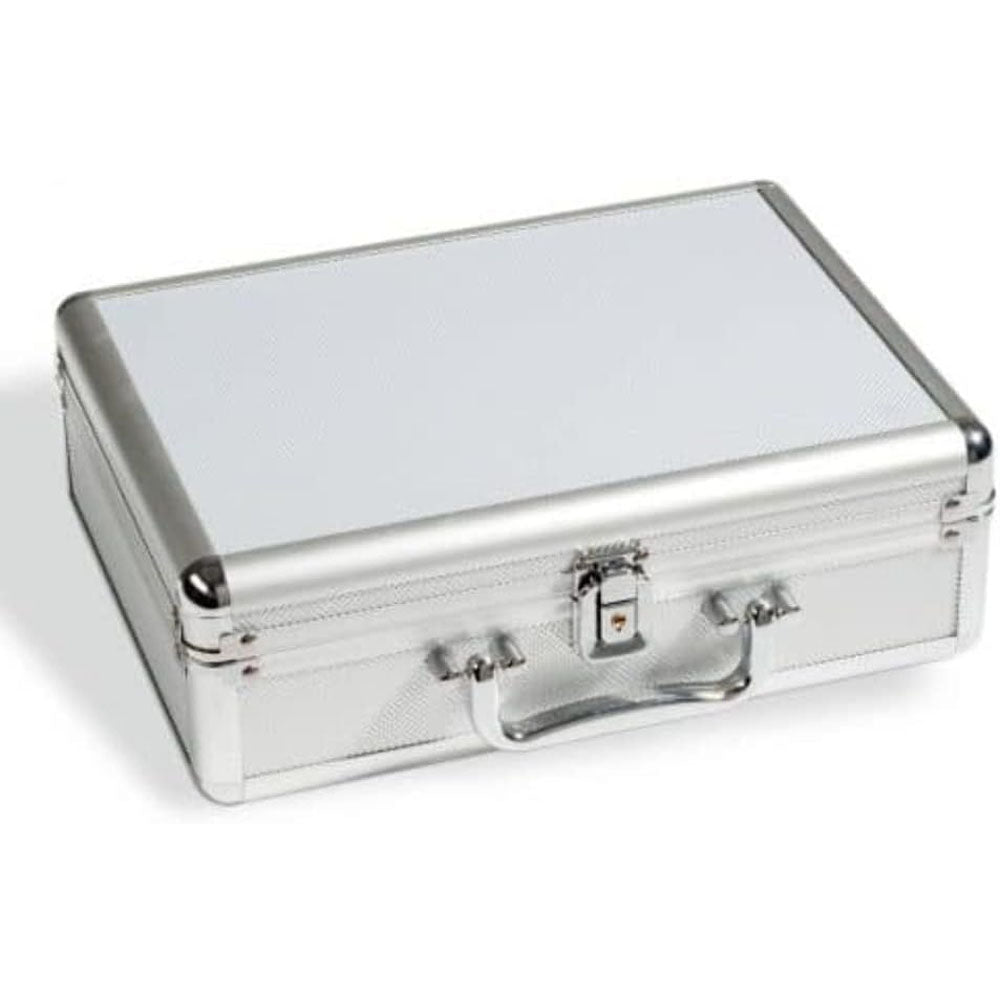 Leuchtturm S Empty Coin Carry Cargo Case (Silver/Black)