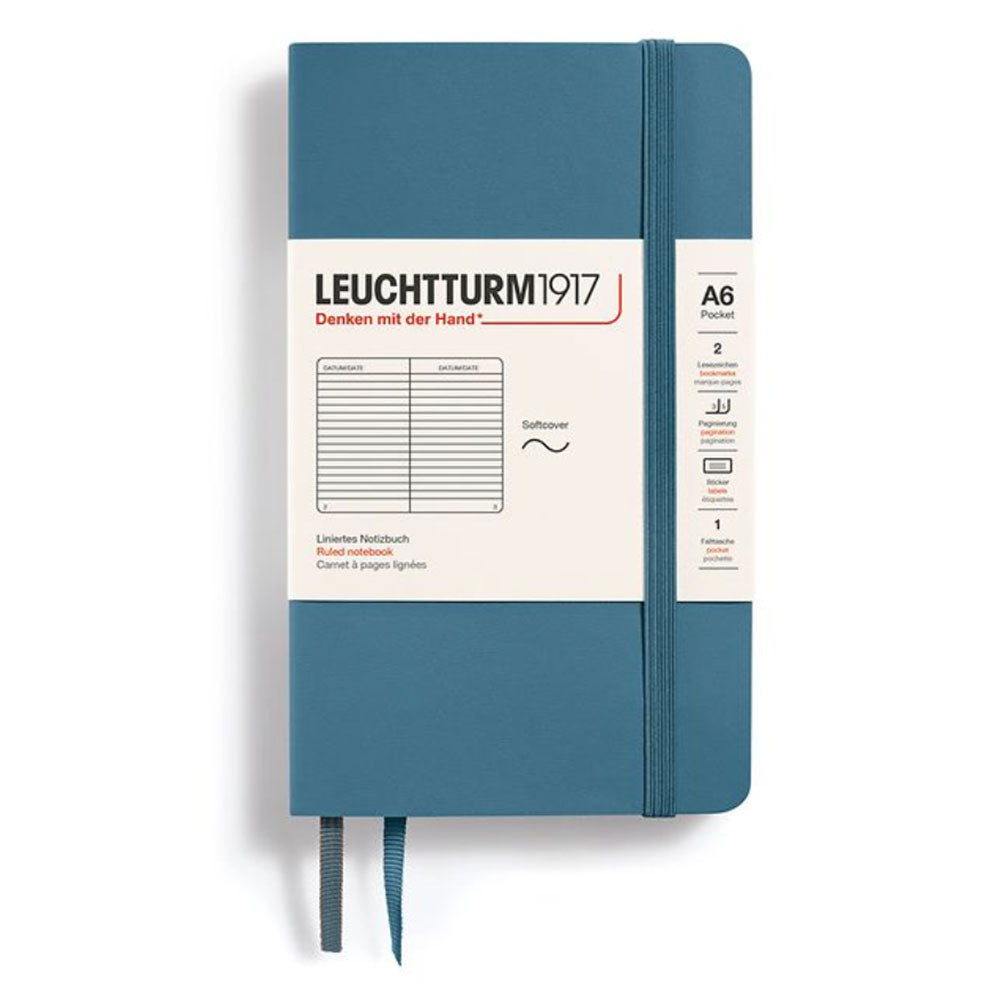 Leuchtturm Softcover styrde anteckningsbok A6