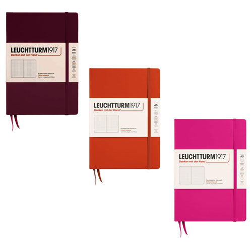 Leuchtturm Hardcover Dotted Notebook A5 (Red)