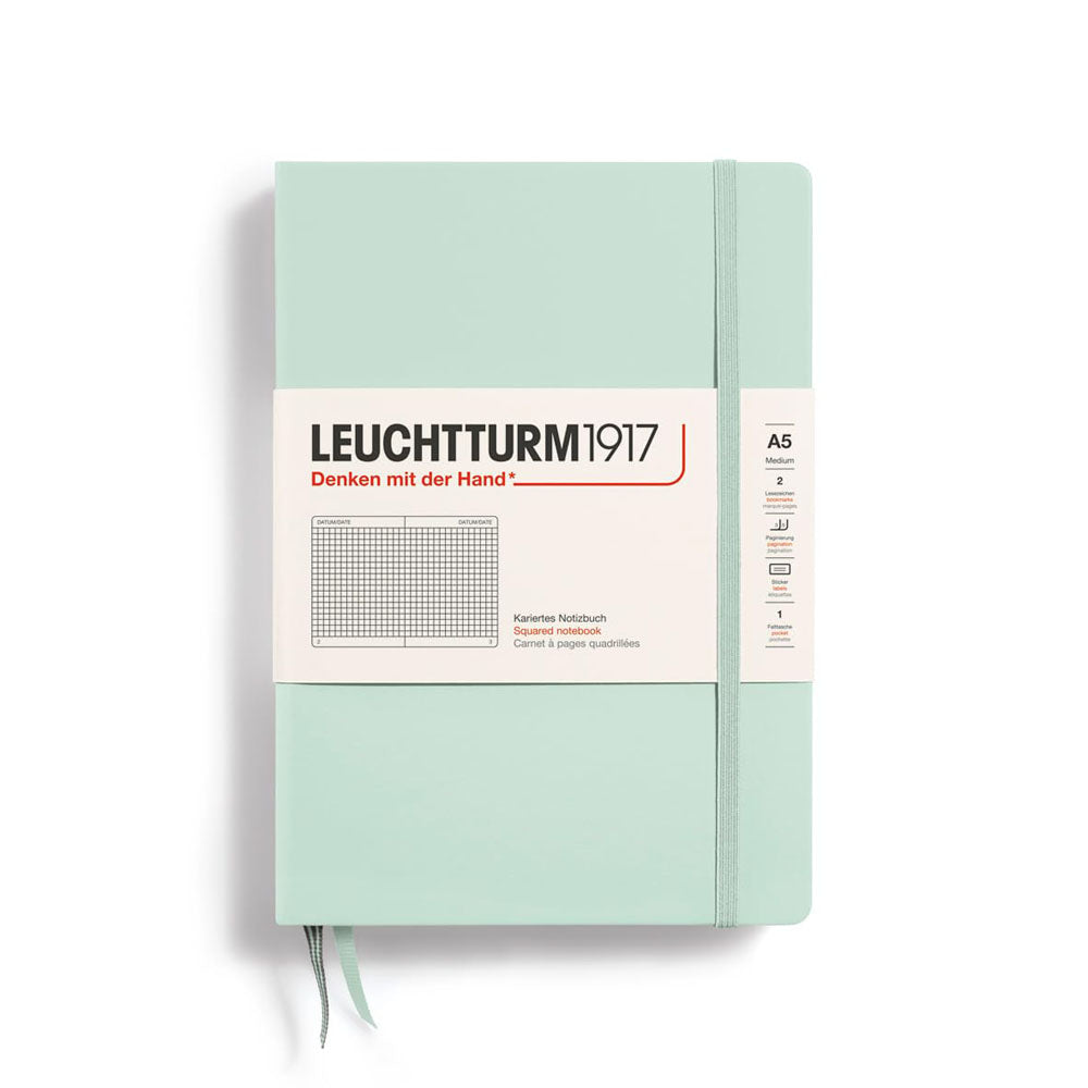 Leuchtturm w twardej oprawie notatnik A5 (zielony)