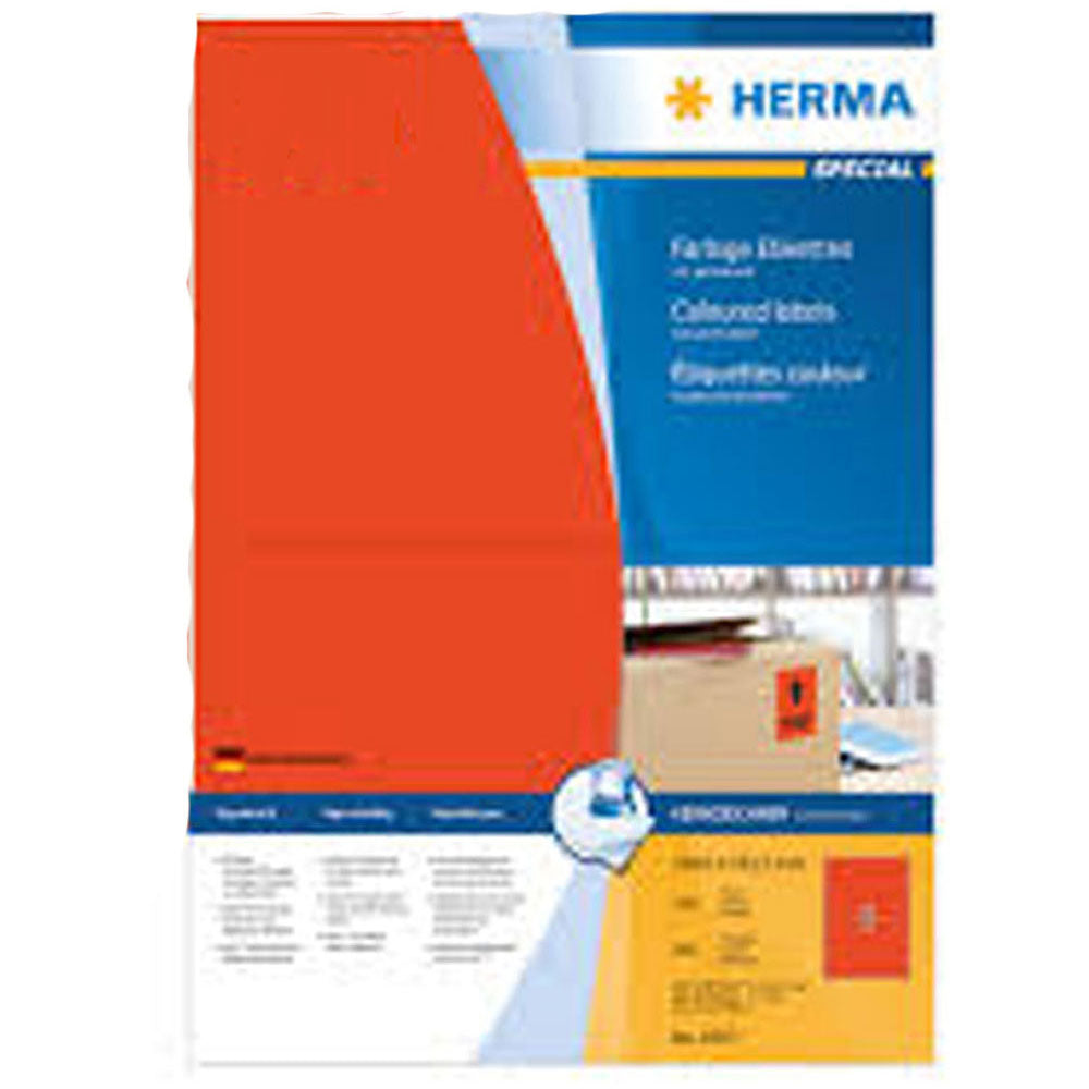 Herma Coloured Labels A4 100pc (199.6x143.5mm)