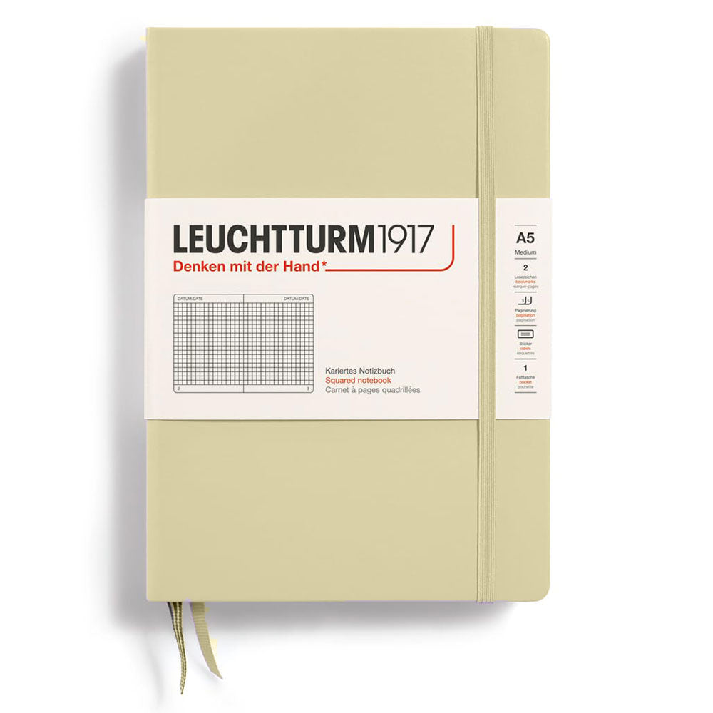 Leuchtturm Hardcover Squared Notebook A5