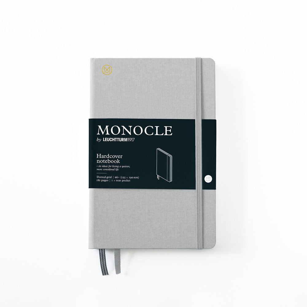 Leuchtturm Monocle Hardcover prikket notebook B6+