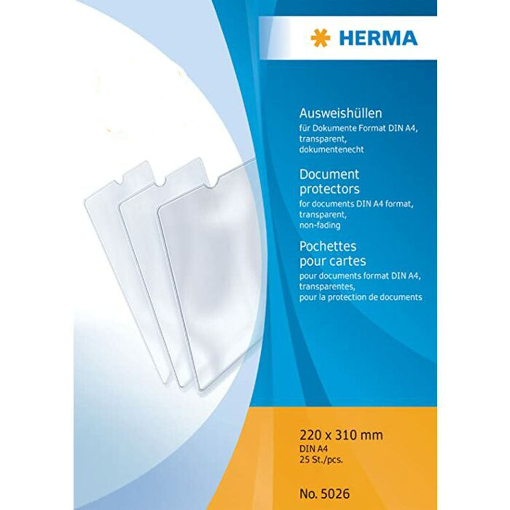 Herma Document Protectory 25pk