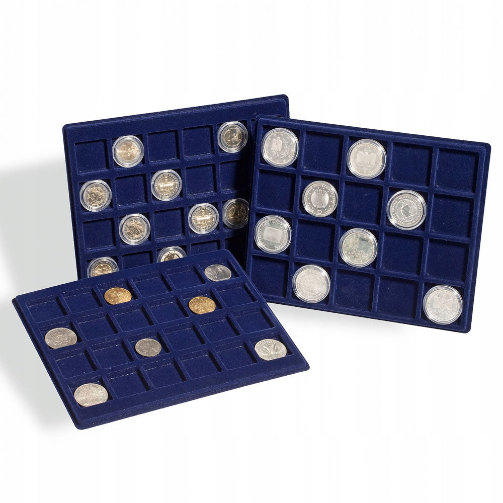 Leuchtturm Square-Spaced 12pc Coin Tray S 2pk