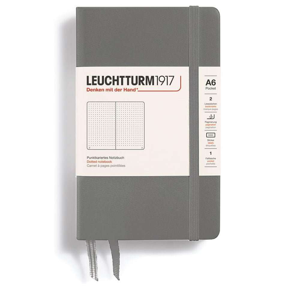 Leuchtturm Hardcover prikket notebook A6