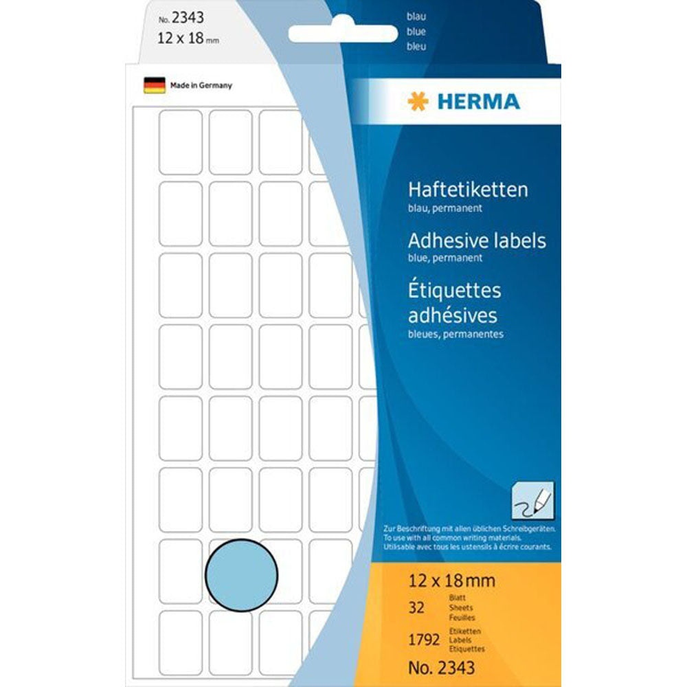 Herma Multi-Purpose Adhesive Colored Labels (Blue)