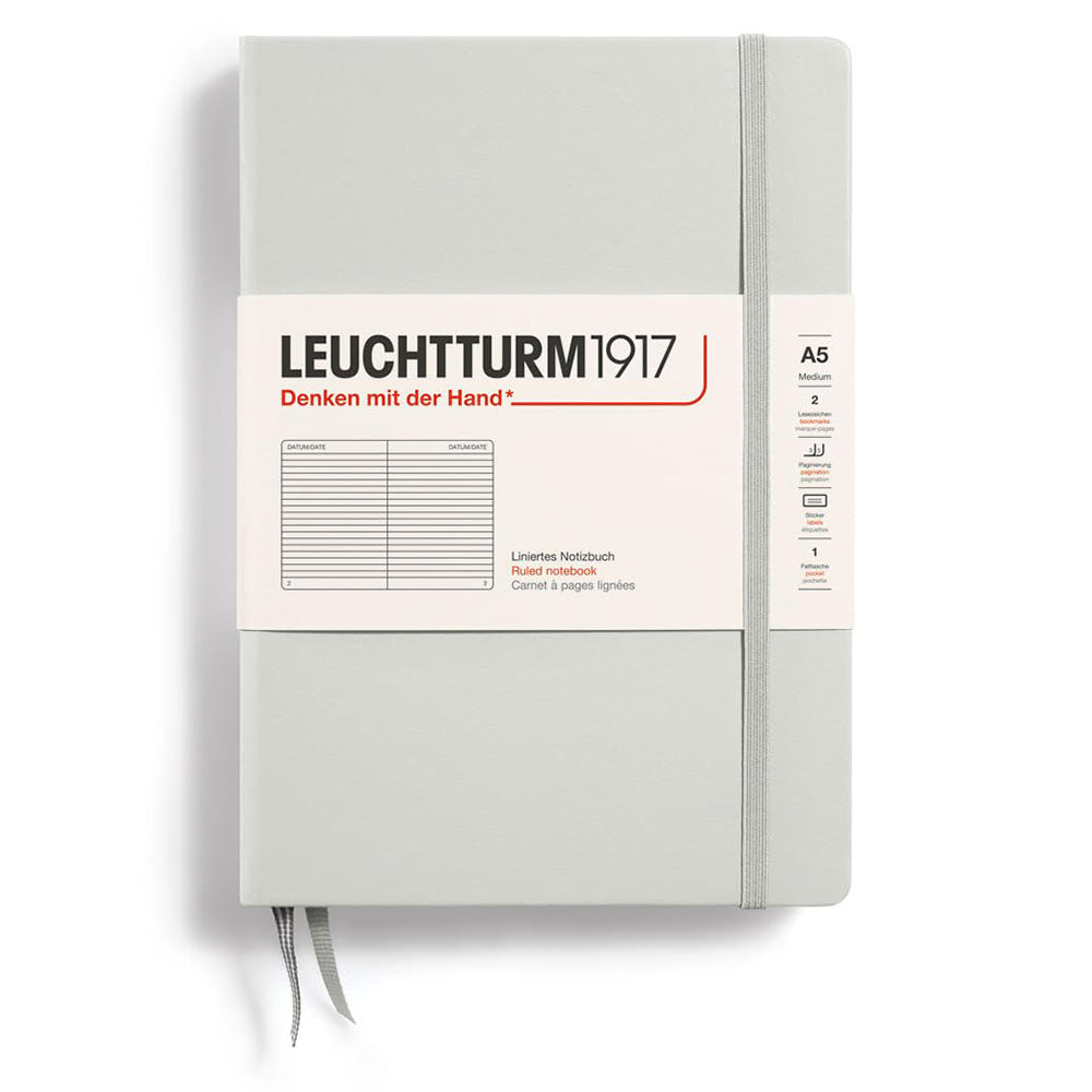 Leuchtturm inbunden styrde anteckningsbok A5