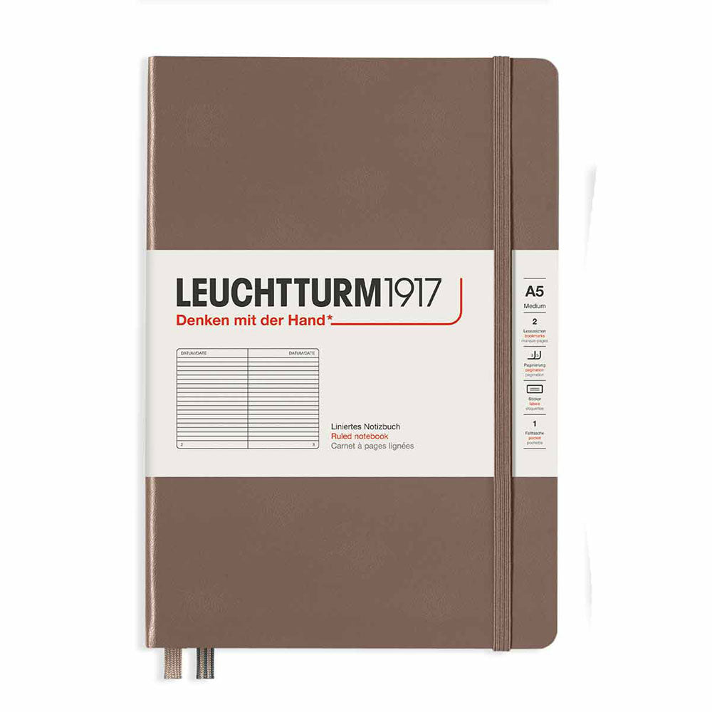 Leuchtturm inbunden styrde anteckningsbok A5