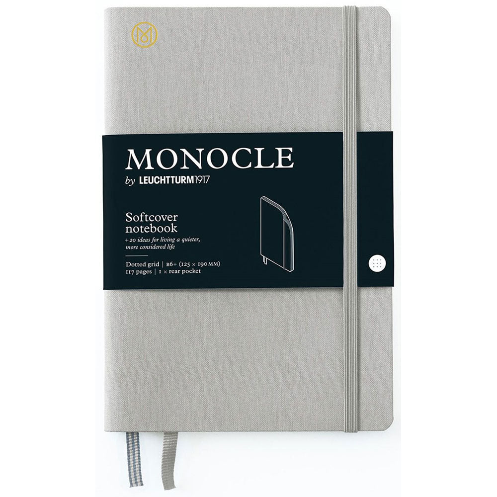 Leuchtturm Monocle Softcover prickade anteckningsbok B6+