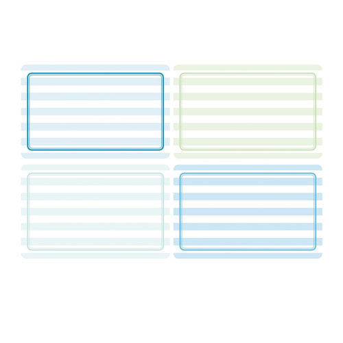 Herma Movable Striped Write-On Labels (52x82mm)