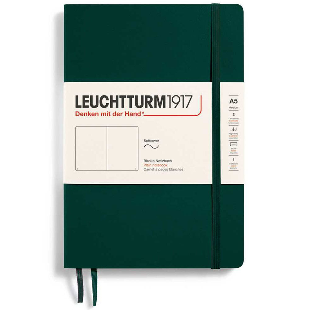 Leuchtturm Softcover Plain Notebook A5