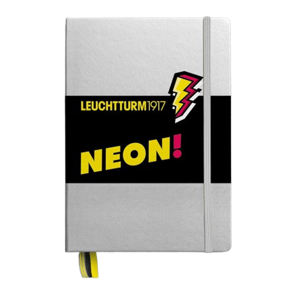 Leuchtturm HC Silver and Neon Dited A5 Notebook