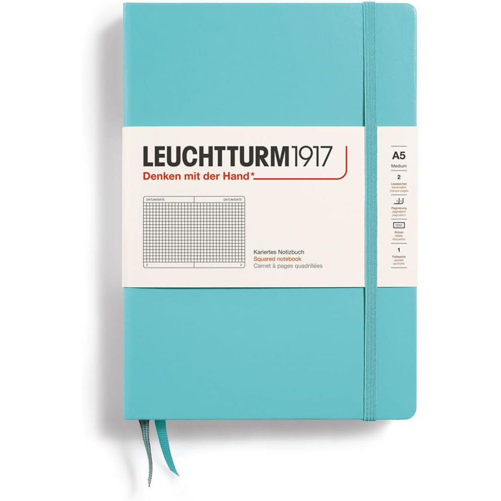 Leuchtturm w twardej oprawie notatnik A5 (niebieski)