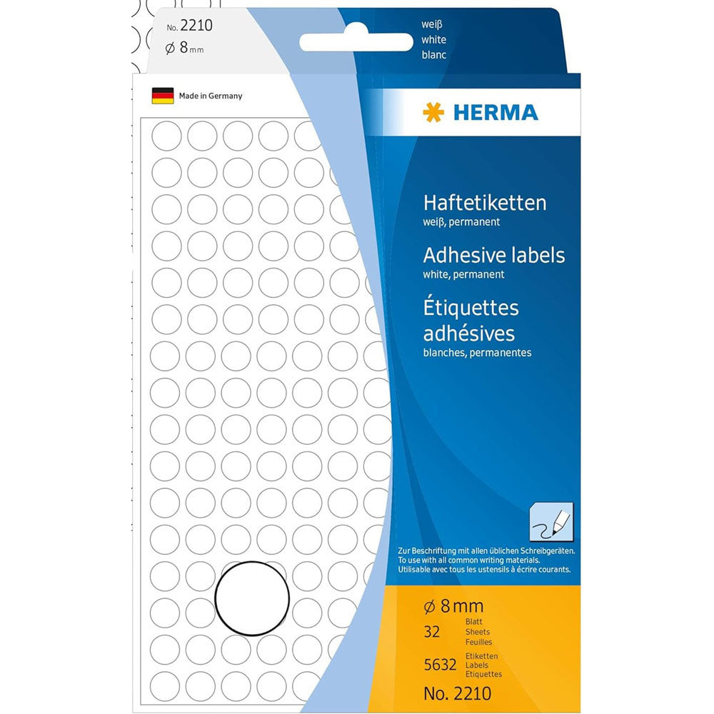 Herma Multi-Purpose Adhesive Dot Etiketter (White)